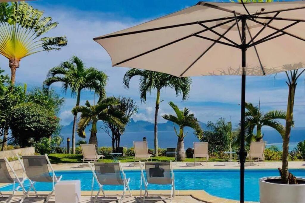 Suite Totalement Equipee Avec Vue Imprenable!!!! Punaauia  Buitenkant foto