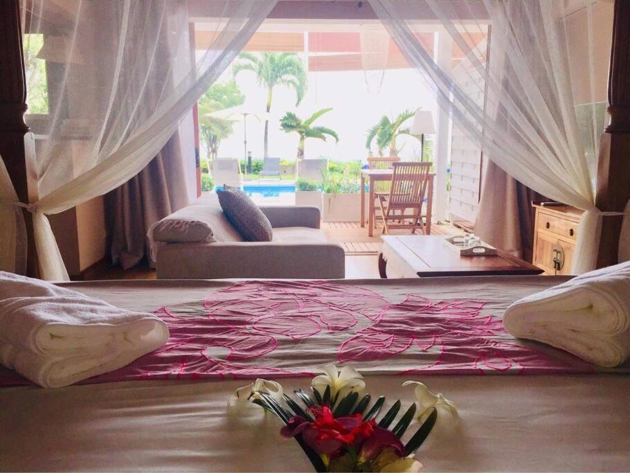 Suite Totalement Equipee Avec Vue Imprenable!!!! Punaauia  Buitenkant foto